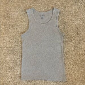 John Galt/ Brandy Melville Ribbed grey tank top